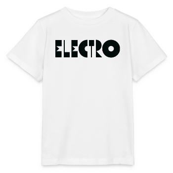 Logo de la musique électro - T-shirt bio MINI CREATOR Stanley/Stella Enfant - blanc - Devant - Maike (125cm)