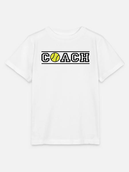 Tennis Coach - Stanley/Stella Kinder T-Shirt MINI CREATOR - Weiß