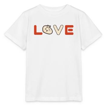 Love for dumplings - Stanley/Stella MINI CREATOR Kids’ T-Shirt - white - Front - Maike (125cm)