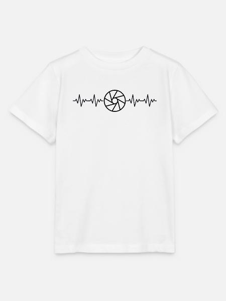 Blendenöffnung Fotograf Blende Kamera EKG - Stanley/Stella Kinder T-Shirt MINI CREATOR - Weiß