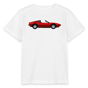 RED SPORTS CAR - Stanley/Stella MINI CREATOR Kids’ T-Shirt - white - Front - Maike (125cm)