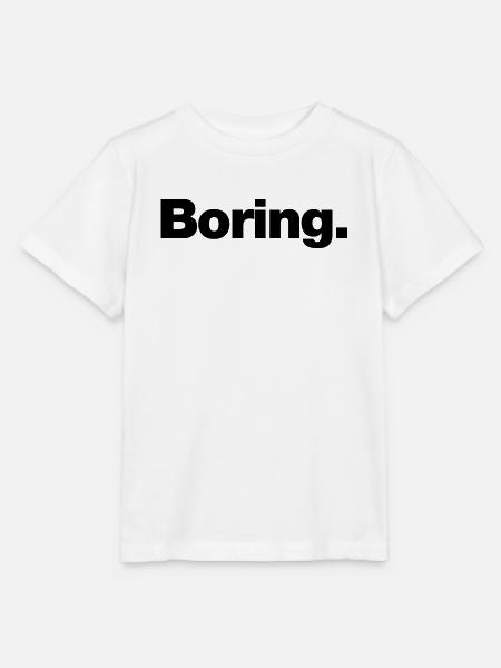 langweilig - Stanley/Stella Kinder T-Shirt MINI CREATOR - Weiß