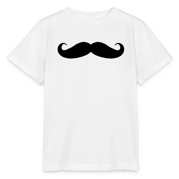 Mustache - Stanley/Stella MINI CREATOR Kids’ T-Shirt - white - Front - Maike (125cm)