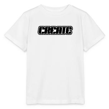 Créer un lettrage - T-shirt bio MINI CREATOR Stanley/Stella Enfant - blanc - Devant - Maike (125cm)