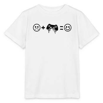 gaming macht gluecklich - Stanley/Stella Kinder T-Shirt MINI CREATOR  - Weiß - Vorne - Maike (125cm)