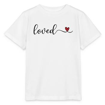 aimé - T-shirt bio MINI CREATOR Stanley/Stella Enfant - blanc - Devant - Maike (125cm)