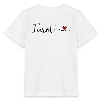 Tarot Schrift mit Herz - Stanley/Stella Kinder T-Shirt MINI CREATOR  - Weiß - Vorne - Maike (125cm)
