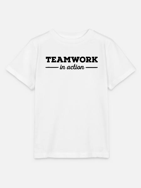 922360 1004360384 teamwork - Stanley/Stella Kinder T-Shirt MINI CREATOR - Weiß