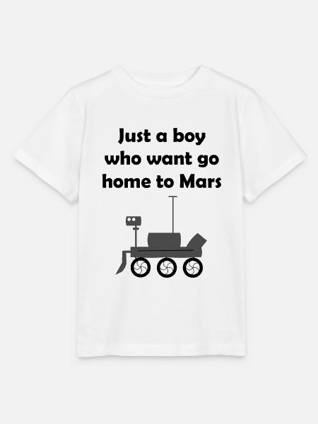 Die Mars Entdecker - Stanley/Stella Kinder T-Shirt MINI CREATOR - Weiß