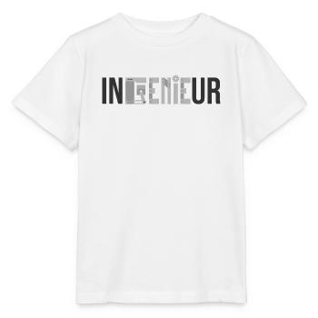 Ingénieur GÉNIE - Génie mécanique drôle - T-shirt bio MINI CREATOR Stanley/Stella Enfant - blanc - Devant - Maike (125cm)