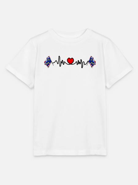 Herzschlag Centre-Val de Loire - Stanley/Stella Kinder T-Shirt MINI CREATOR - Weiß