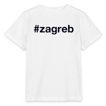 Zagreb Hrvatska Croatia Kroatien Hashtag - T-shirt bio MINI CREATOR Stanley/Stella Enfant - blanc - Devant - Maike (125cm)