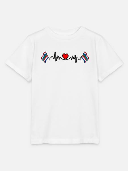 Schier Heartbeat – Island Pride - Stanley/Stella Kinder T-Shirt MINI CREATOR - Weiß