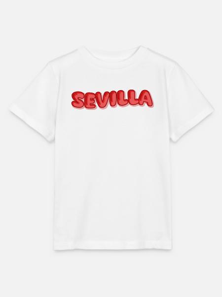 Sevilla als Comic - Stanley/Stella Kinder T-Shirt MINI CREATOR  - Weiß