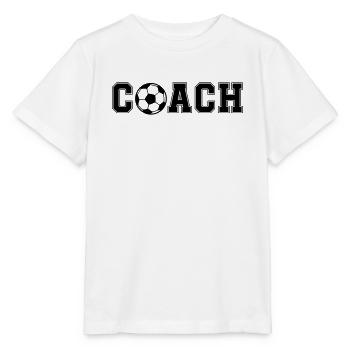 Football Coash - Stanley/Stella MINI CREATOR Kids’ T-Shirt - white - Front - Maike (125cm)