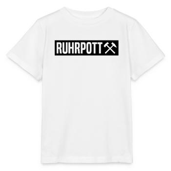 Ruhrpott - Ruhr Pott - Zeche - Zollverein - NRW - Stanley/Stella Kinder T-Shirt MINI CREATOR  - Weiß - Vorne - Maike (125cm)