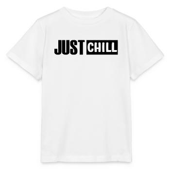 Just Chill Funny Chilling Sayings - Stanley/Stella MINI CREATOR Kids’ T-Shirt - white - Front - Maike (125cm)