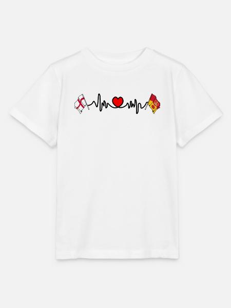 Herzfrequenz Hampshire & England - Stanley/Stella Kinder T-Shirt MINI CREATOR  - Weiß