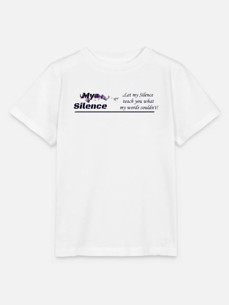 My Silence, Kleidungsdesign - Stanley/Stella Kinder T-Shirt MINI CREATOR - Weiß