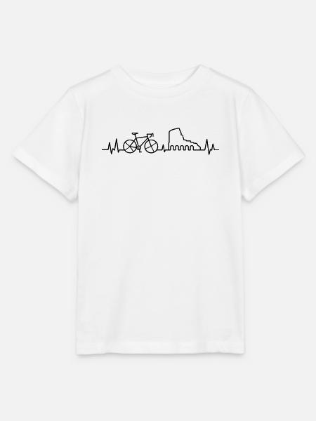 Rom Rennrad Herzschlag - Stanley/Stella Kinder T-Shirt MINI CREATOR - Weiß