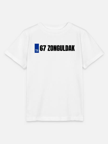 67 Zonguldak Kennzeichen | Türkisches Kennzeichen - Stanley/Stella Kinder T-Shirt MINI CREATOR  - Weiß