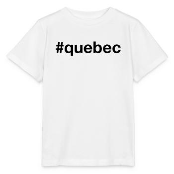 QUÉBEC Canada Kanada Mot-clic - T-shirt bio MINI CREATOR Stanley/Stella Enfant - blanc - Devant - Maike (125cm)