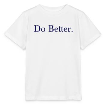 NEW Do Better (Navy) - Stanley/Stella MINI CREATOR Kids’ T-Shirt - white - Front - Maike (125cm)