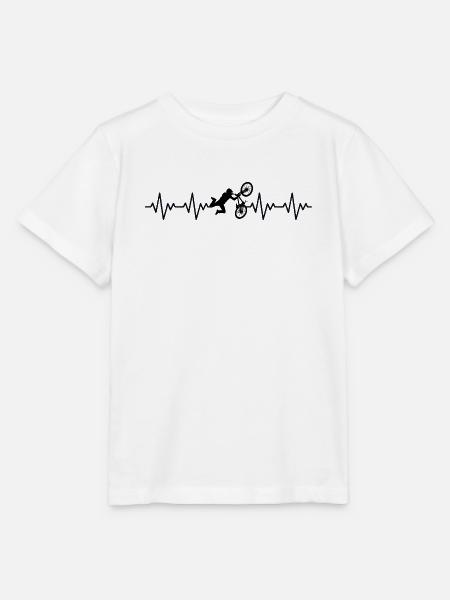 MTB_2_EKG_schwarz - Stanley/Stella Kinder T-Shirt MINI CREATOR - Weiß