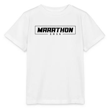 Marathon 2026 - Stanley/Stella Kinder T-Shirt MINI CREATOR  - Weiß - Vorne - Maike (125cm)