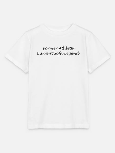 Ehemalige Athleten-Sofa-Legende - Stanley/Stella Kinder T-Shirt MINI CREATOR - Weiß