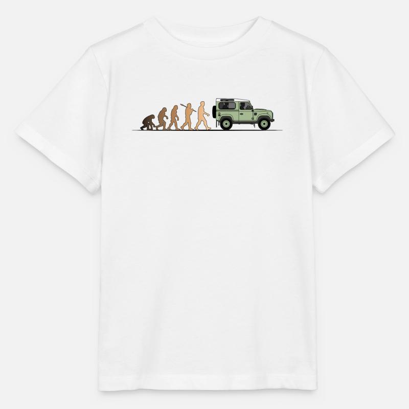 Defender Evolution 90 Couleur - T-shirt bio MINI CREATOR Stanley/Stella Enfant - blanc