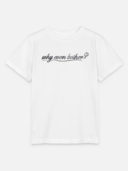 why even bother? - Stanley/Stella Kinder T-Shirt MINI CREATOR - Weiß