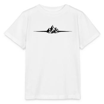 Montagnes Symbole des Alpes - T-shirt bio MINI CREATOR Stanley/Stella Enfant - blanc - Devant - Maike (125cm)