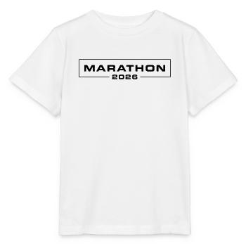 Marathon 2026 - Stanley/Stella Kinder T-Shirt MINI CREATOR  - Weiß - Vorne - Maike (125cm)