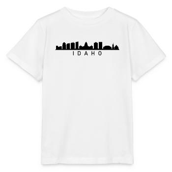 Silhouette de l’Idaho - T-shirt bio MINI CREATOR Stanley/Stella Enfant - blanc - Devant - Maike (125cm)