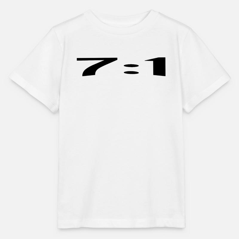 7:1, un score parfait - T-shirt bio MINI CREATOR Stanley/Stella Enfant - blanc