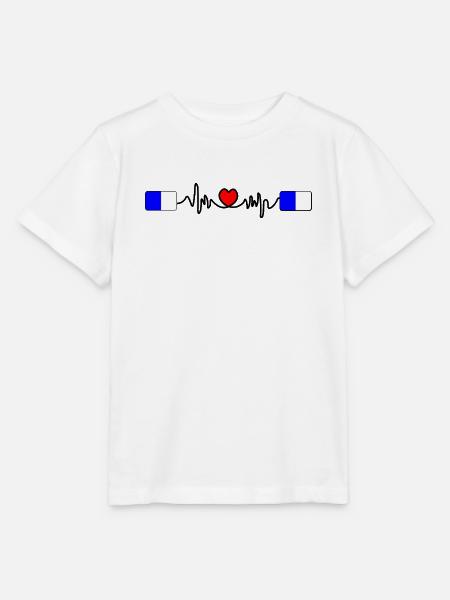 Spa Racing Heartbeat - Stanley/Stella Kinder T-Shirt MINI CREATOR - Weiß