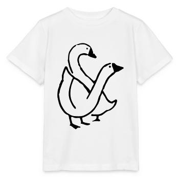 Gans - Stanley/Stella Kinder T-Shirt MINI CREATOR  - Weiß - Vorne - Maike (125cm)