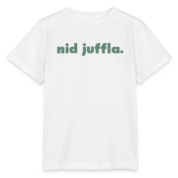 Nid Juffla. - T-shirt bio MINI CREATOR Stanley/Stella Enfant - blanc - Devant - Maike (125cm)