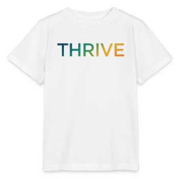Thrive Gradient Lettering - Stanley/Stella MINI CREATOR Kids’ T-Shirt - white - Front - Maike (125cm)