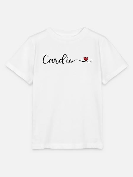 Cardio mit Herz - Stanley/Stella Kinder T-Shirt MINI CREATOR  - Weiß
