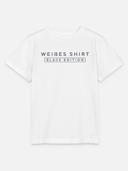 Weißes Shirt Black Edition - Stanley/Stella Kinder T-Shirt MINI CREATOR - Weiß