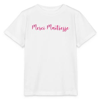 MISTRESS. THANK YOU. THANK YOU MISTRESS. MISTRESS - Stanley/Stella MINI CREATOR Kids’ T-Shirt - white - Front - Maike (125cm)