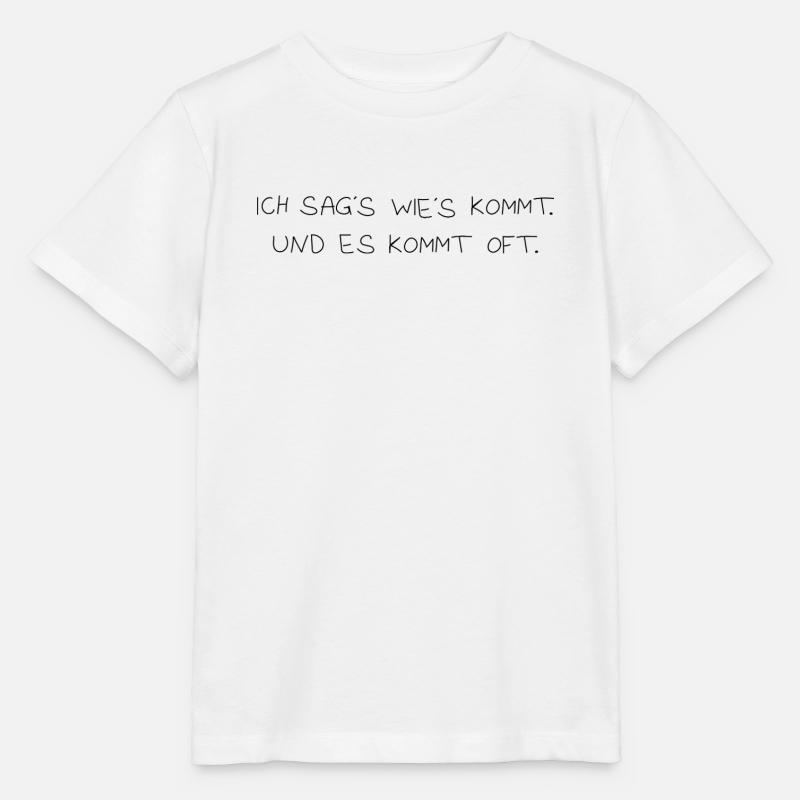 Ich sag wie´s kommt - Stanley/Stella Kinder T-Shirt MINI CREATOR - Weiß