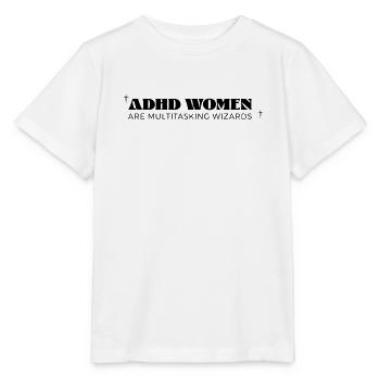 Femmes TDAH - T-shirt bio MINI CREATOR Stanley/Stella Enfant - blanc - Devant - Maike (125cm)
