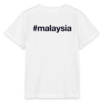 Malaysia Hashtag - Stanley/Stella Kinder T-Shirt MINI CREATOR  - Weiß - Vorne - Maike (125cm)