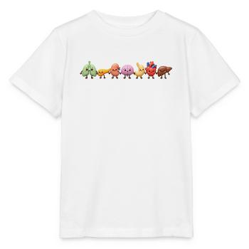Süße Organen-Clique - Stanley/Stella Kinder T-Shirt MINI CREATOR  - Weiß - Vorne - Maike (125cm)