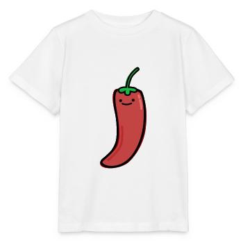 Chili pepper - Stanley/Stella MINI CREATOR Kids’ T-Shirt - white - Front - Maike (125cm)