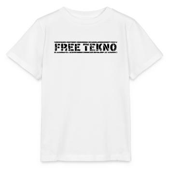 Free Tekno - Stanley/Stella Kinder T-Shirt MINI CREATOR  - Weiß - Vorne - Maike (125cm)