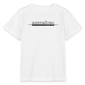 Grenzgänga, Risikofreudig, Dialekt - Stanley/Stella Kinder T-Shirt MINI CREATOR  - Weiß - Vorne - Maike (125cm)